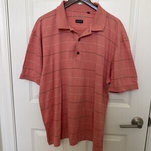 Callaway Golf Polo Shirt Mens XL Light Orange Activewear